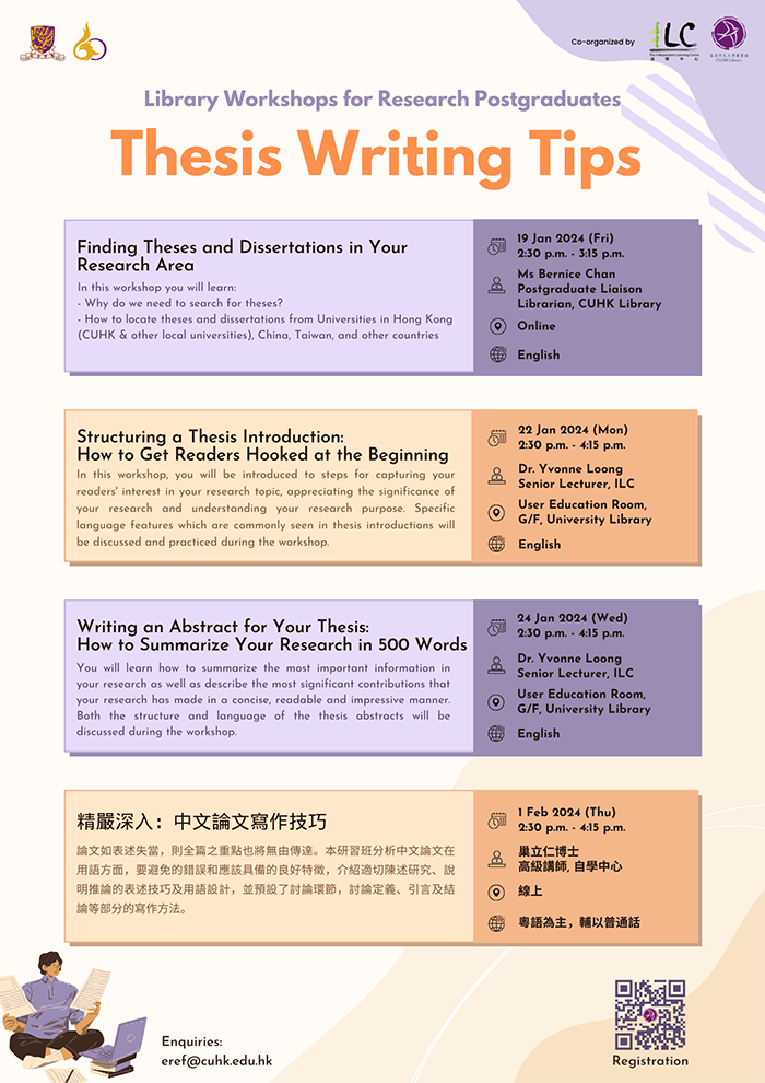 thesis format cuhk